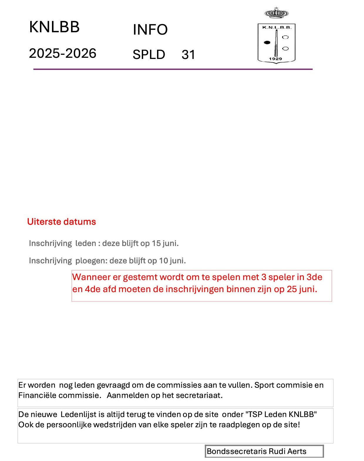 Info spld 31 25 26